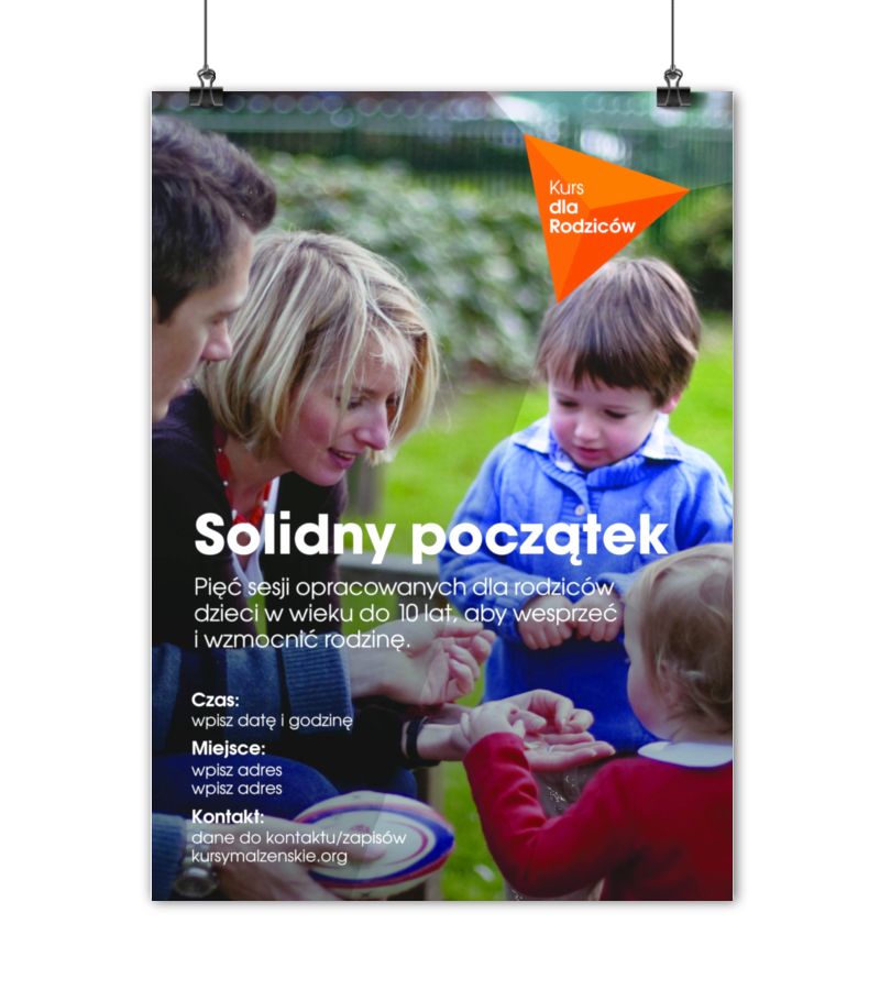 Spersonalizowany plakat - Kurs dla Rodziców