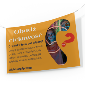 Baner reklamowy Alpha dla Młodzieży - Obudź ciekawość - 3 wersje