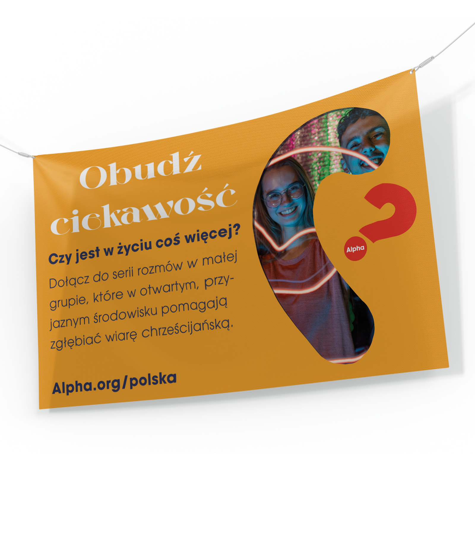 Baner reklamowy Alpha dla Młodzieży - Obudź ciekawość - 3 wersje