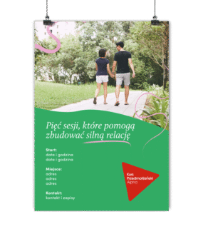 Spersonalizowany plakat Kurs Przedmałżeński Alpha - 4 wersje