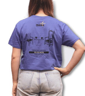 Koszulka ISKRA z cytatem - 3 kolory