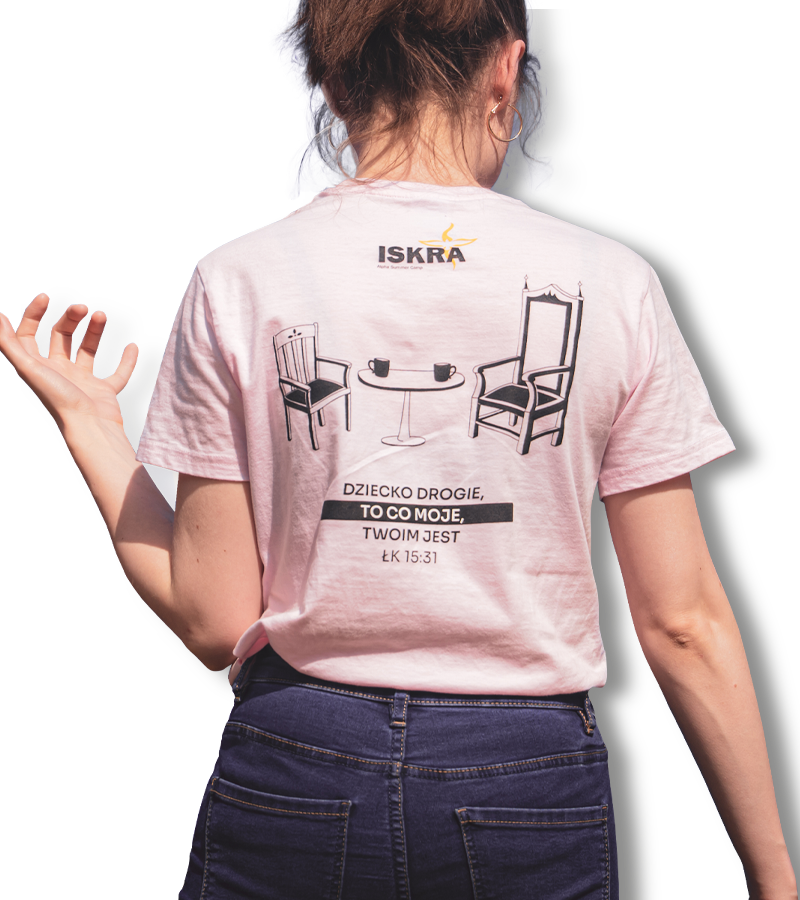 Koszulka ISKRA z cytatem - 3 kolory - obrazek 5
