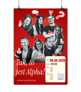 Spersonalizowany plakat - Tak, to jest Alpha (seria A) - 5 wersji