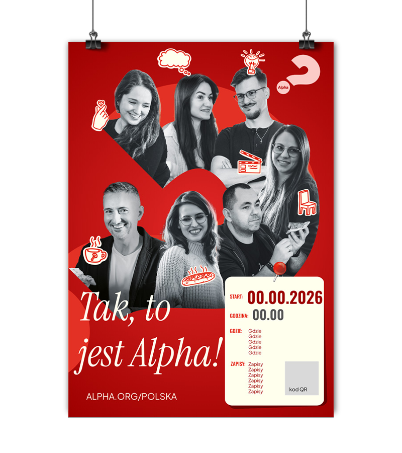 Spersonalizowany plakat - Tak, to jest Alpha (seria A) - 5 wersji