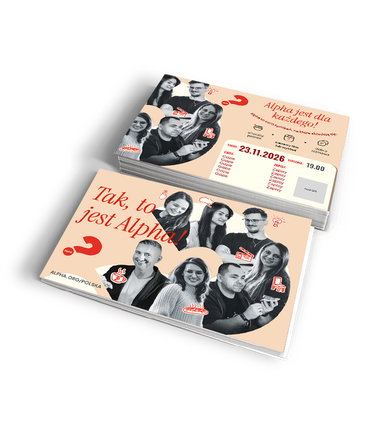 Spersonalizowane zaproszenie - Tak, to jest Alpha (seria A) - 5 wersji - obrazek 5