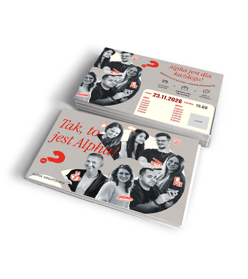 Spersonalizowane zaproszenie - Tak, to jest Alpha (seria A) - 5 wersji - obrazek 3