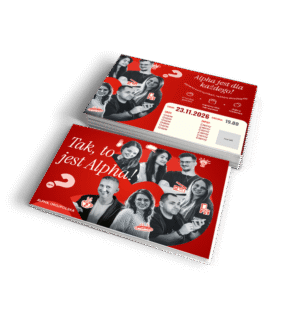 Spersonalizowane zaproszenie - Tak, to jest Alpha (seria A) - 5 wersji