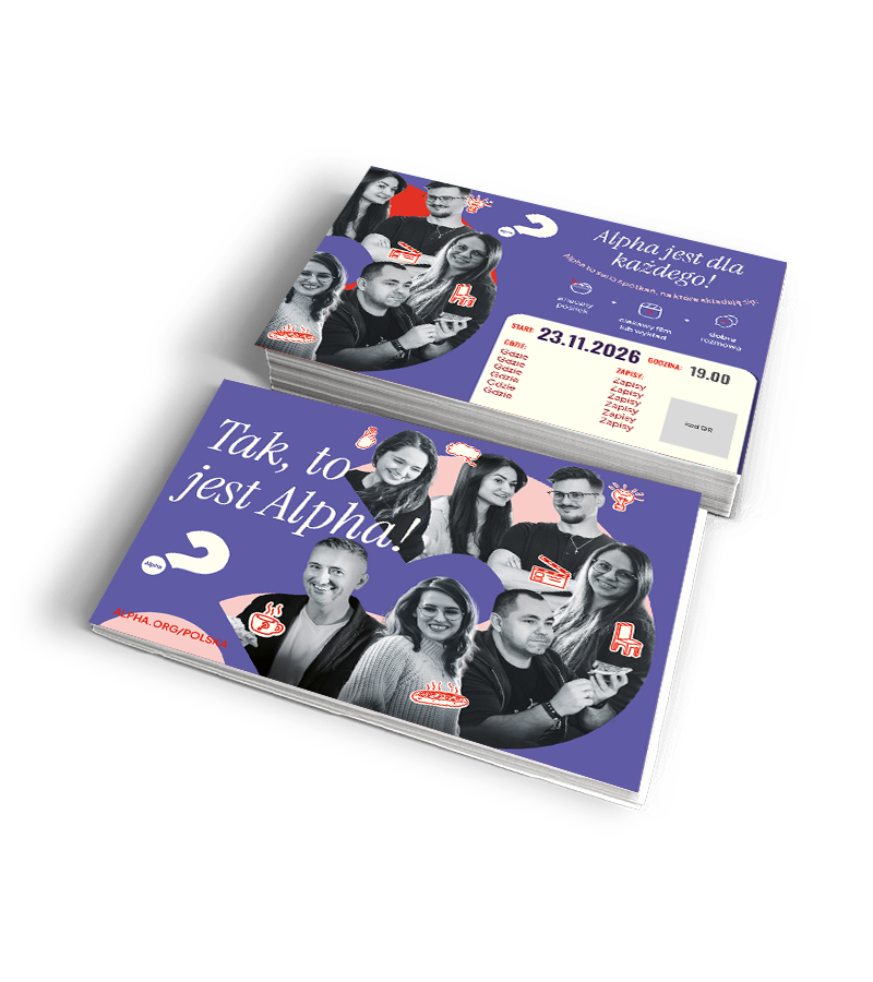 Spersonalizowane zaproszenie - Tak, to jest Alpha (seria A) - 5 wersji - obrazek 4