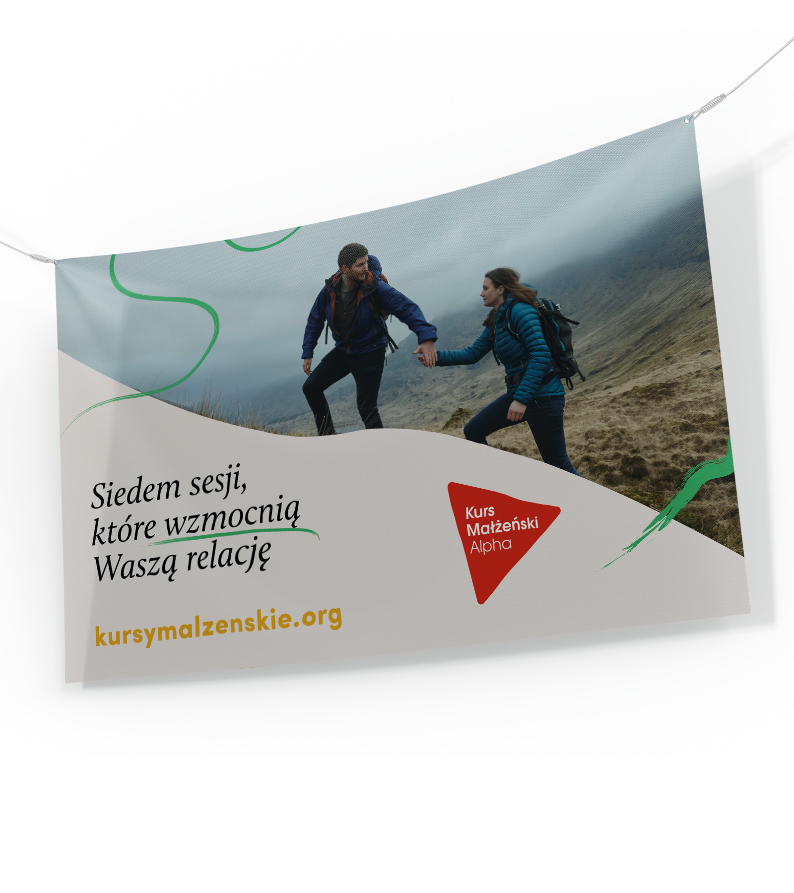 Banner Kurs Małżeński Alpha – 4 wersje
